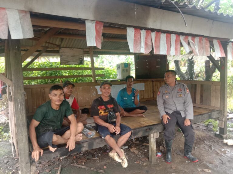 Kegiatan patroli dialogis Kapolsek Cimarga Polres Lebak waspada banjir 1