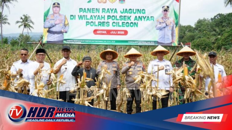 Wujudkan Ketahanan Pangan, Polres Cilegon Panen Jagung Bersama Petani dan Forkopimda 17 IMG 20250731 WA0059
