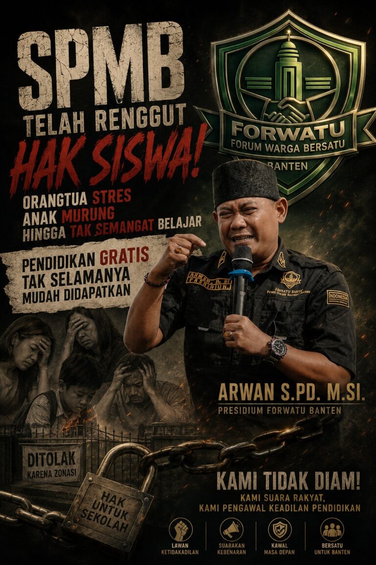 "TUTUP SPMB!" – Forwatu Banten Kecam Seleksi yang Bikin Siswa Murung dan Orang Tua Stres 5 WhatsApp Image 2026 06 24 at 00.06.21